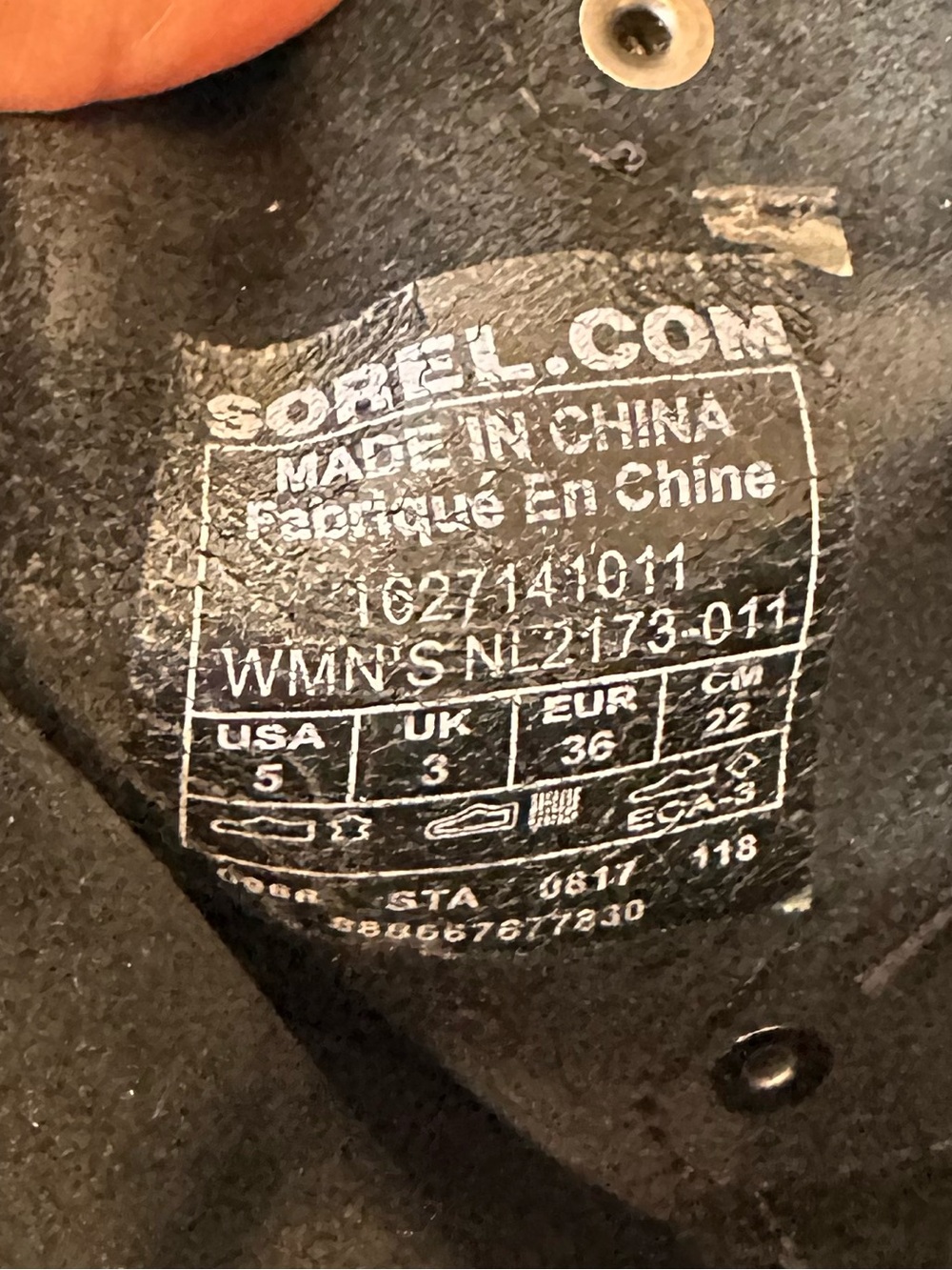 Sorel JOAN OF ARCTIC Wedge Lace Up Winter Boots Black 1627141-011 Women’s 5 - Picture 13 of 16